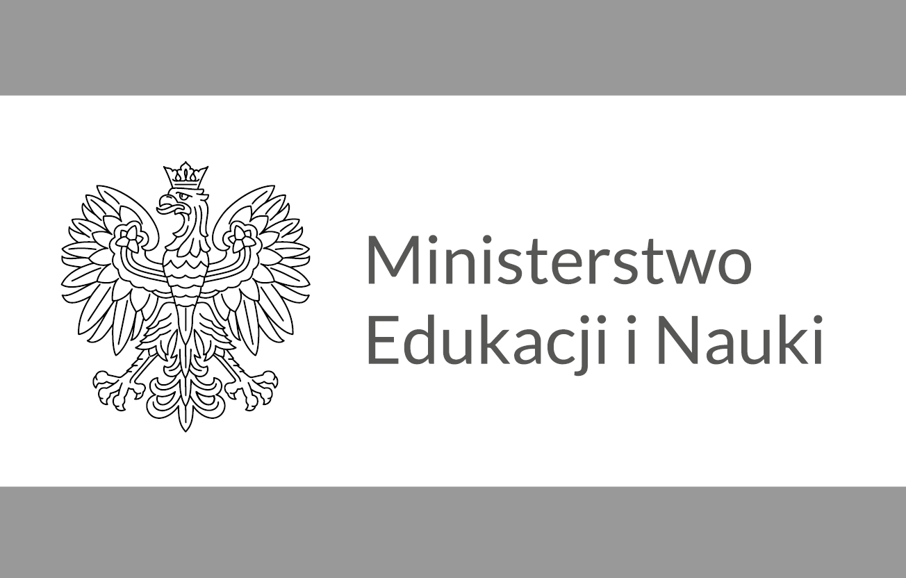 Grafika przedstawia logo Ministerstwa Edukacji i Nauki